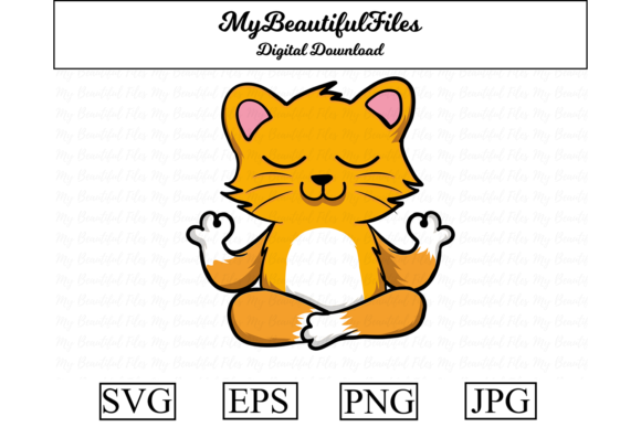 Download Yoga Cat Cartoon - Cat cartoon Collection