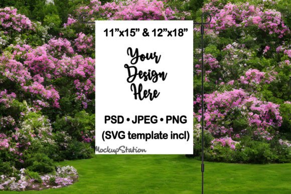 Download Garden Flag Mockup PSD File | Floral - Psd file Collection