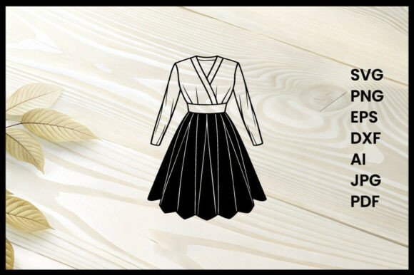 Download Woman Dress Silhouette Illustration - Illustration Collection