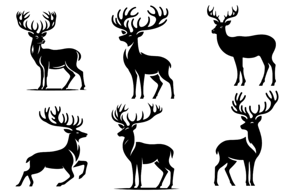 Download Deer Vector Illustrations Design - Illustration Collection