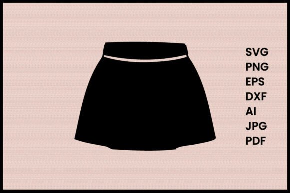 Download Mini Skirt Illustration Silhouette - Illustration Collection