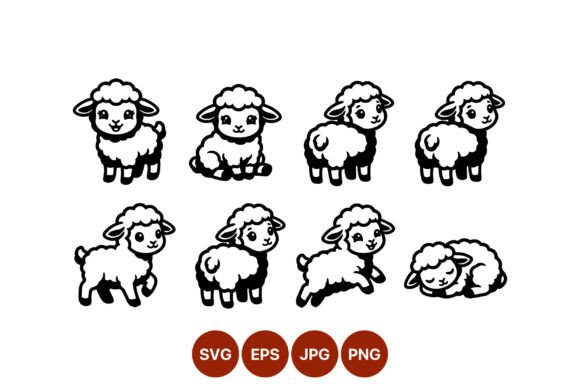 Download Cute Cartoon Lamb Vector - Premium Resources
