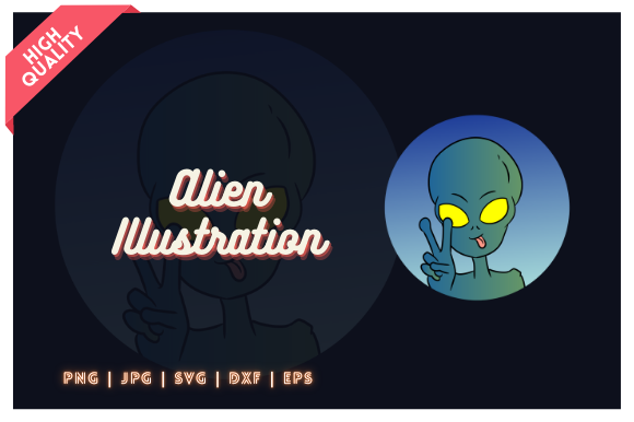 Download Alien Illustration - Illustration Collection