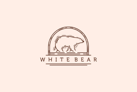 Download Bear Line Art Logo Vector Illustration - Illustration Collection
