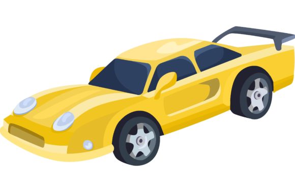 Download Race Winner Car. Vector Illustration of - Illustration Collection