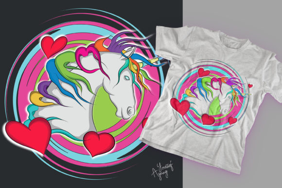 Download Rainbow Unicorn Illustration/graphic - Illustration Collection