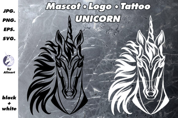 Download Mascot and Logo Unicorn Illustration - Illustration Collection