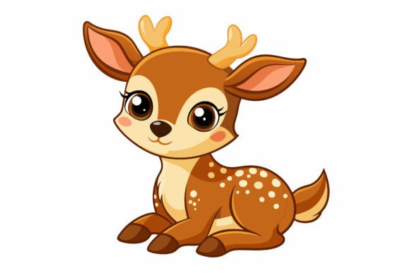 Download Cute-baby-deer Vector Illustration - Illustration Collection