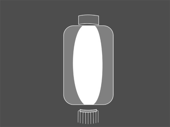 Download Monocrom Lampion Illustration Vector - 5 - Illustration Collection