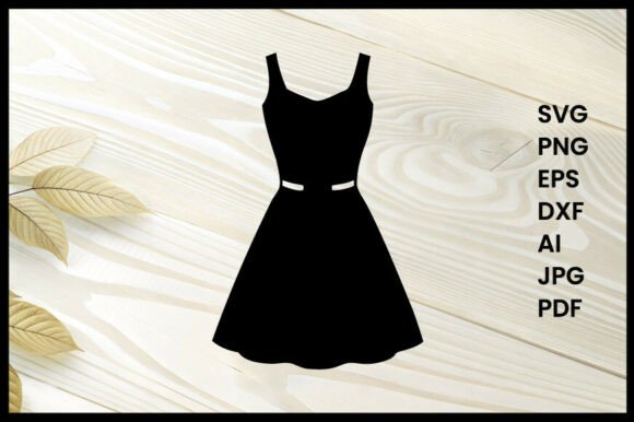 Download Summer Dress Silhouette Illustration - Illustration Collection